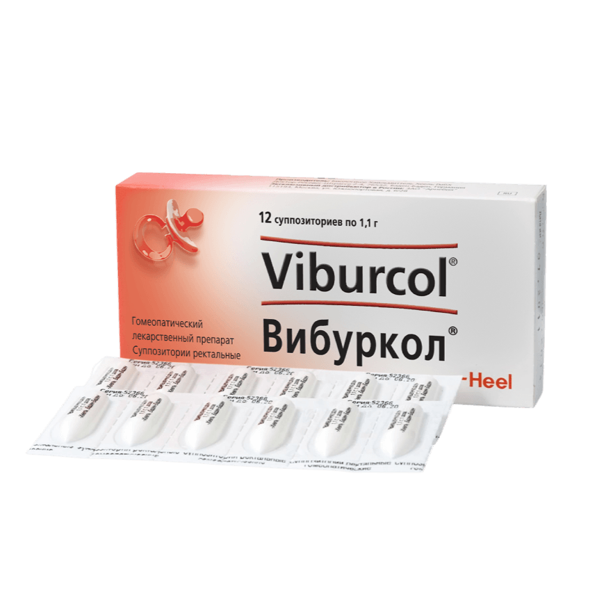 Вибуркол, 12 супп. (гомеопат.)