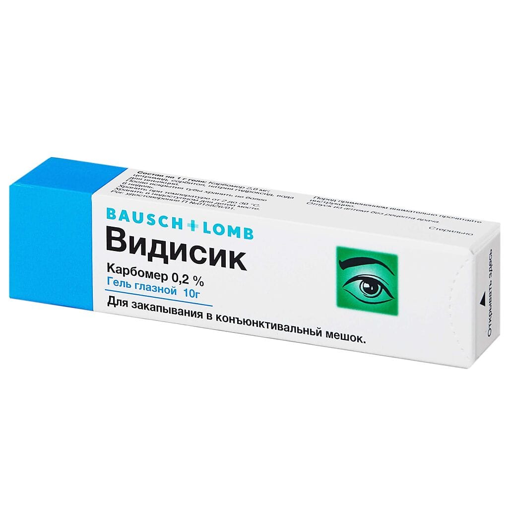 Видисик, 10 г (гель глазной)