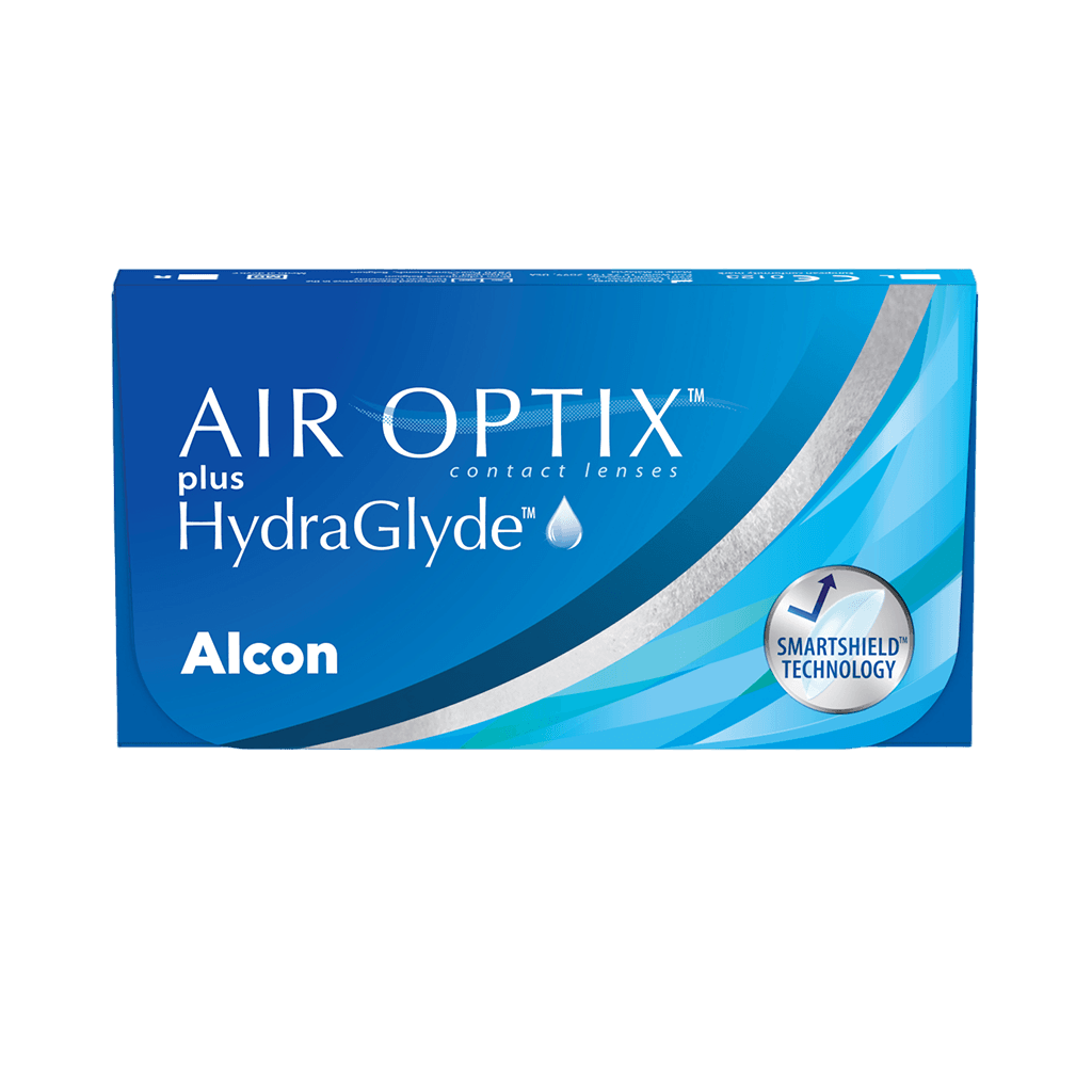 Air Optix plus HydraGlyde 3шт
