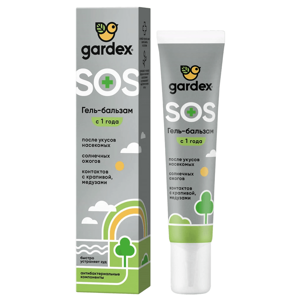 Gardex baby бальзам после укусов для детей 7 мл