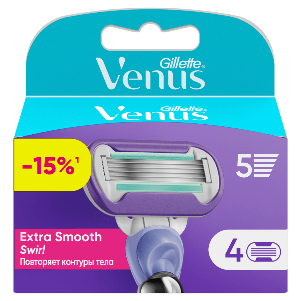 Gillette venus swirl бритва со сменной кассетой 1 шт.