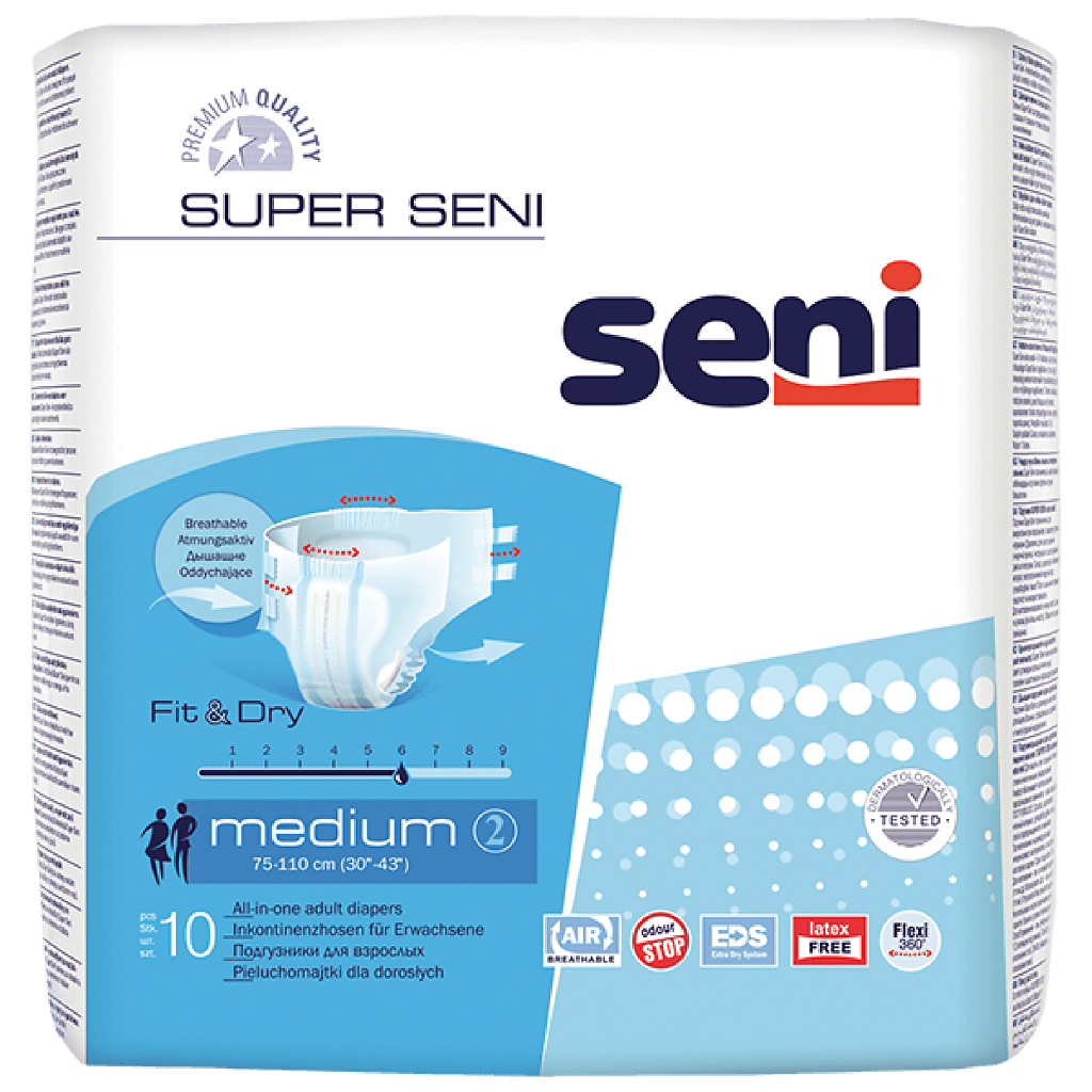 Seni Super, 14 шт. (подгузники для взрослых L)
