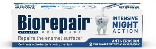 BIOREPAIR ЗУБНАЯ ПАСТА НОЧНОЙ УХОД ПРОТИВ ЭРОЗИИ ЭМАЛИ 75МЛ