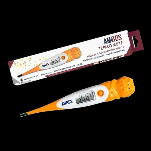 Термометр медицинский цифровой amrus amdt15