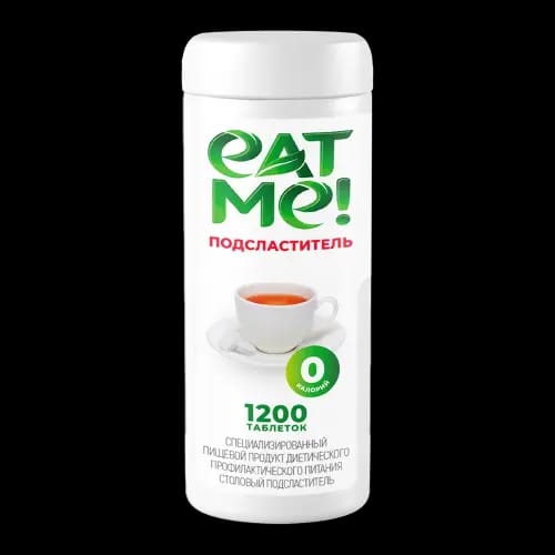 Eat me подсластитель столовый 1200 шт. таблетки