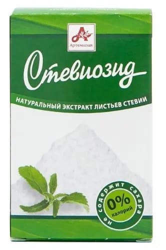 СТЕВИОЗИД ЭКСТРАКТ ЛИСТЬЕВ СТЕВИИ