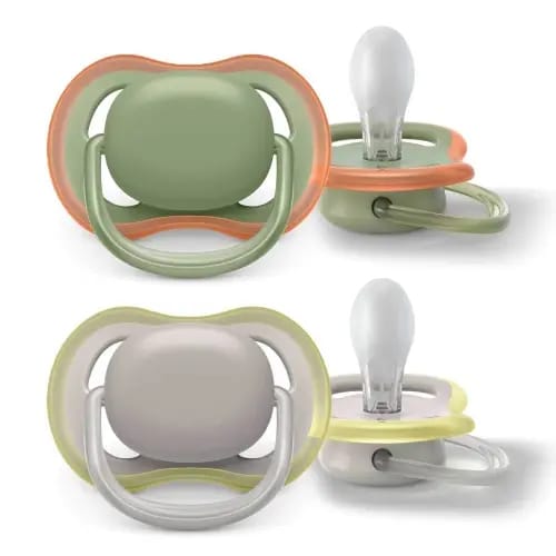 Avent соска-пустышка силиконовая ultra air 6-18 мес 2 шт. scf085/20