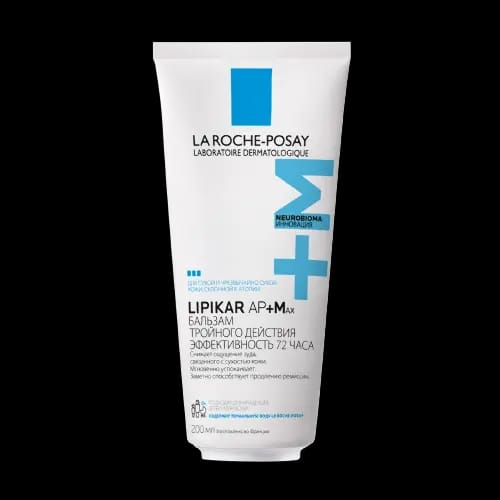 La roche-posay lipikar ap+мax бальзам тройного действия 200 мл