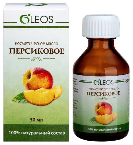 Oleos персиковое косметическое масло 30 мл
