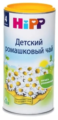 Hipp чай детский ромашковый с 4 месяцев 200 гр