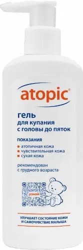ATOPIC ГЕЛЬ ДЛЯ КУПАНИЯ С ГОЛОВЫ ДО ПЯТОК