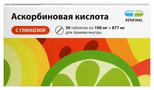 АСКОРБИНОВАЯ КИСЛОТА С ГЛЮКОЗОЙ RENEWAL