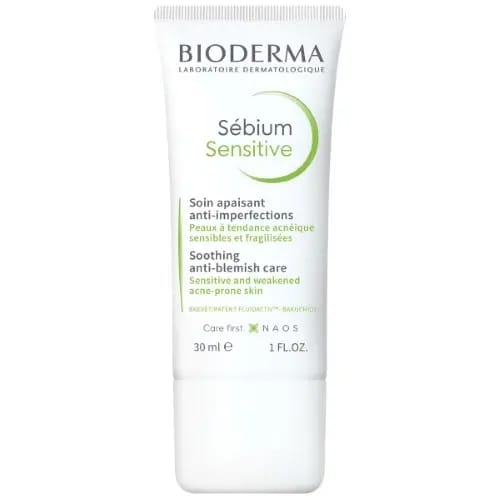 Bioderma Sebium крем сенситив увлажняющий успокаивающий для проблемной чувствительной кожи лица 30 мл