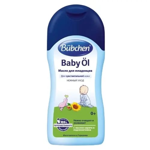 Bubchen масло д/младенцев baby oel 200 мл