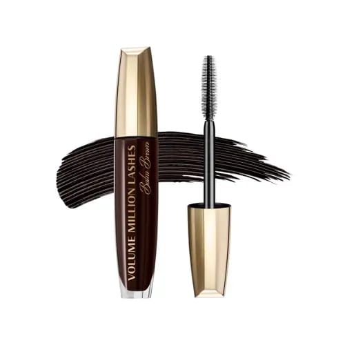 Loreal paris тушь для ресниц объем миллиона ресниц balm brown 8,9 мл/оттенок коричневый