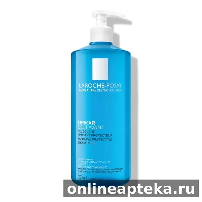La roche-posay lipikar gel lavant успокаивающий гель для душа с защитными свойствами 750 мл